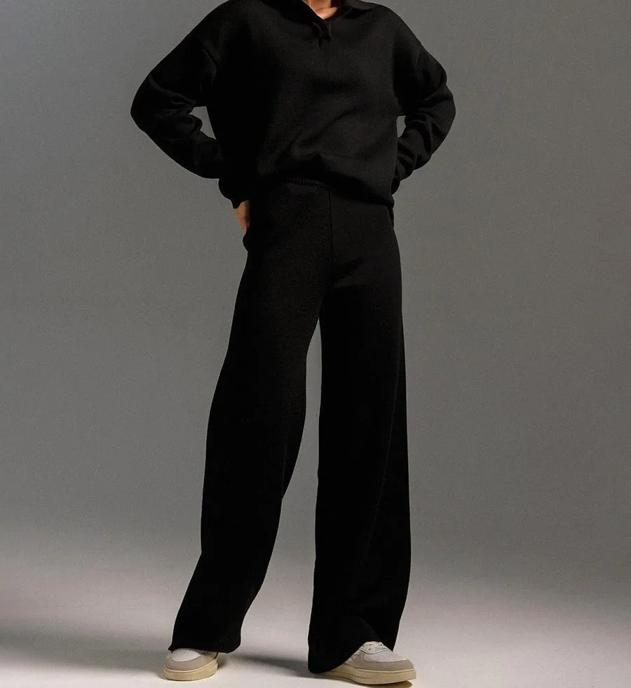 Long-Sleeve Shirt & Trousers Set