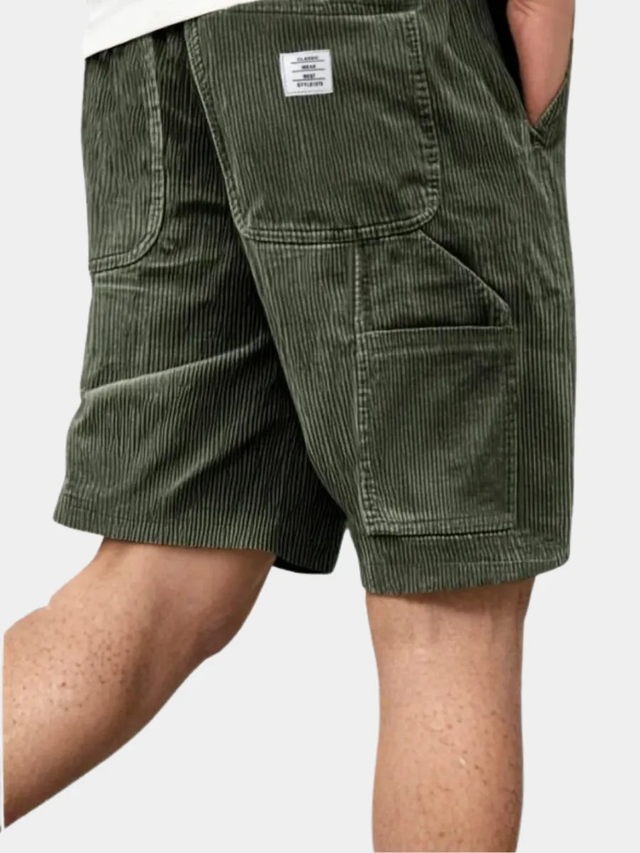 Men's Everyday Roomy Fit Utility Cargo Shorts for Daily Wear