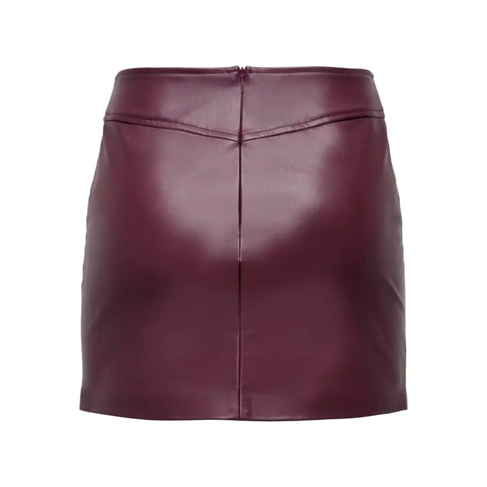 Faux Leather Mini Skirt