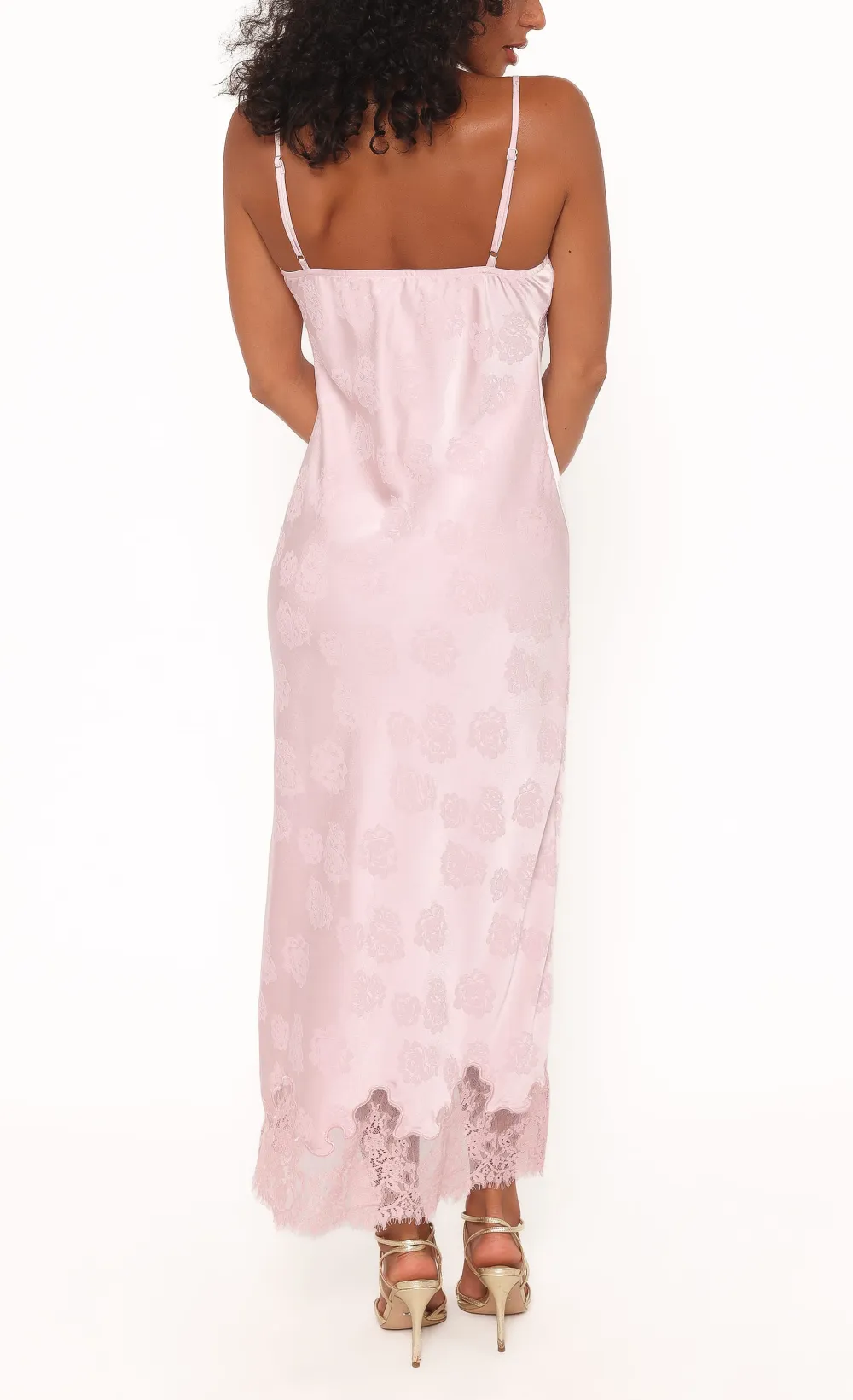 Tie V-Neck Maxi Dress