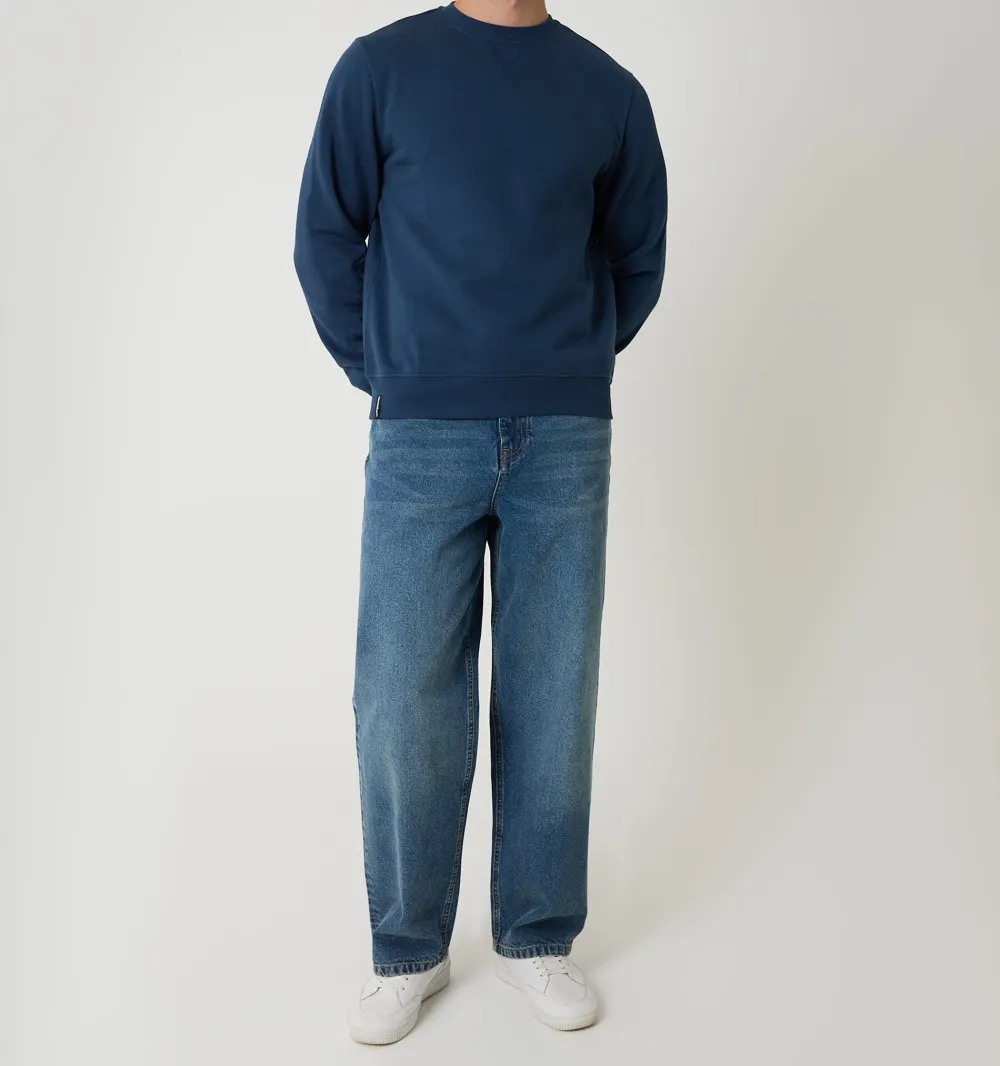 Men's Blue Crewneck Sweatshirt