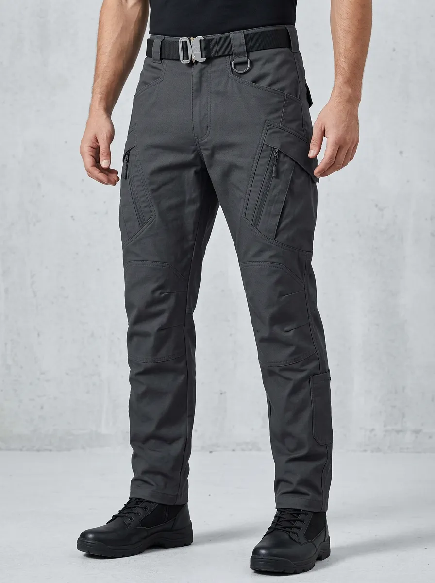Men's Functional Utility-Cargo Multi-Pocket Waterproof Tactical Cargo Pants