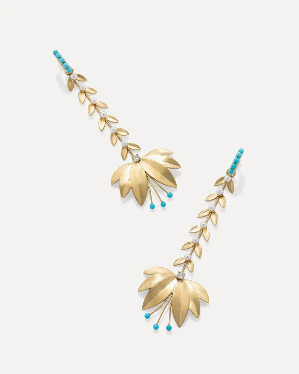 Blossom Long Vine Earrings