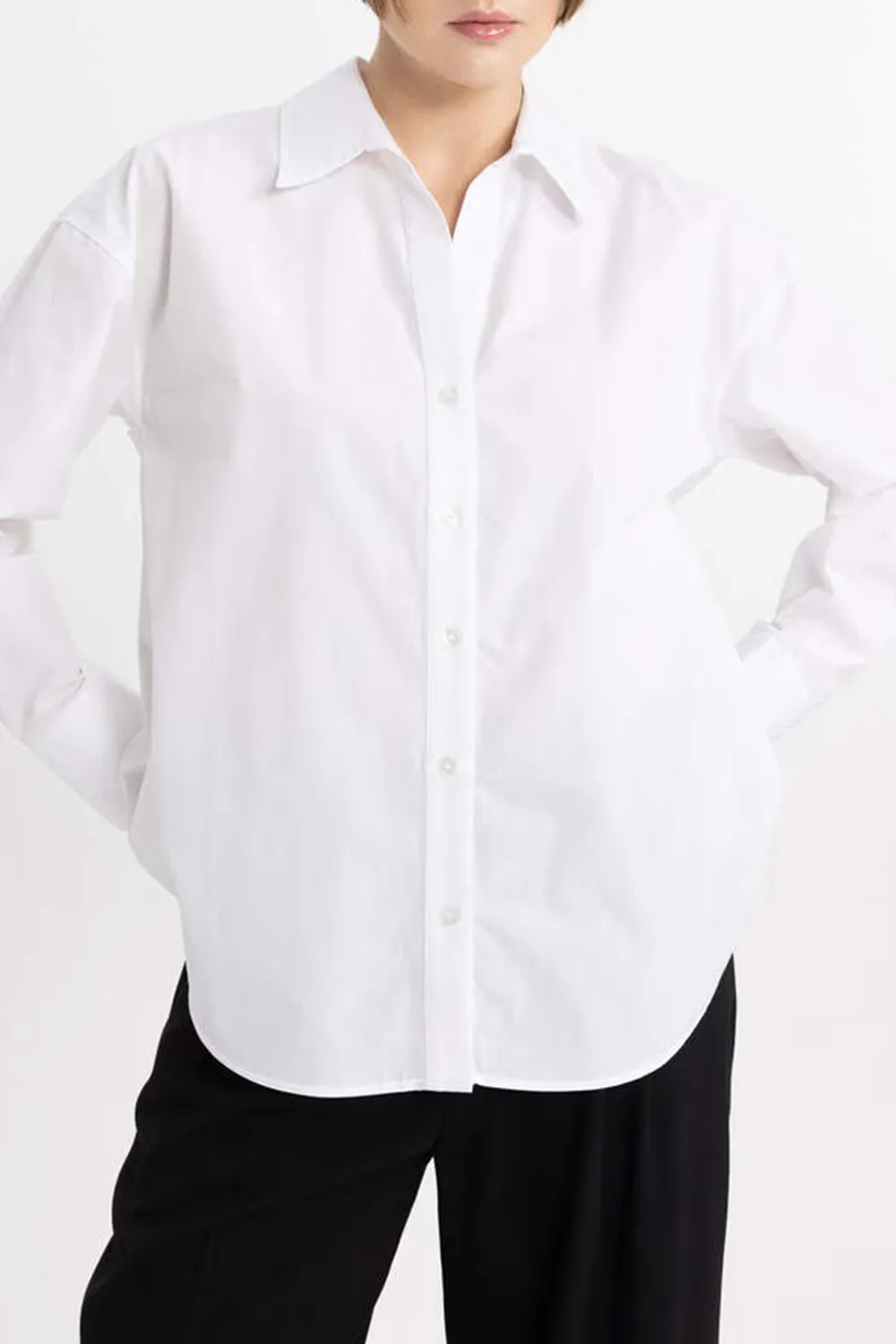 Long Sleeve Solid Basic Tee