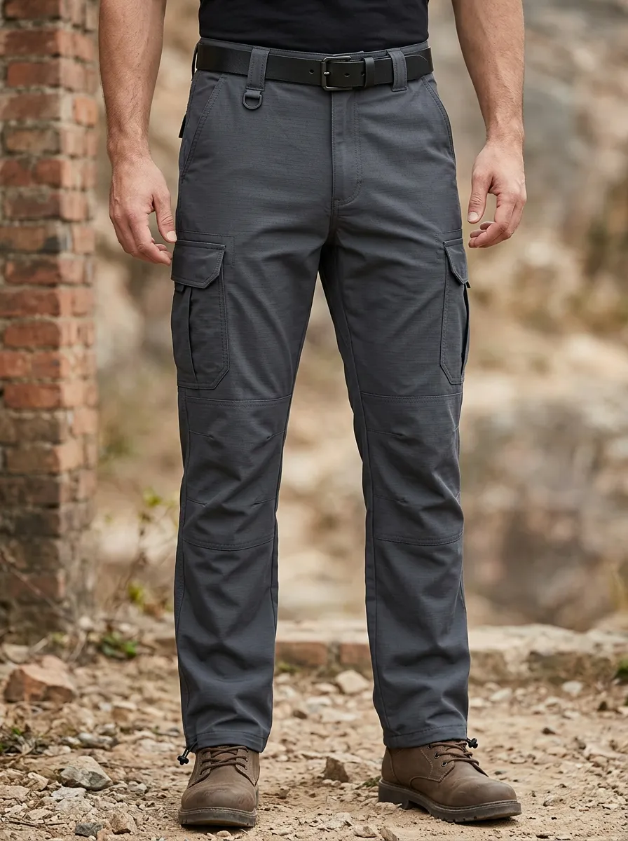 Classic Easy-Fit Men's Multi-Pocket Waterproof Tactical Cargo Pants