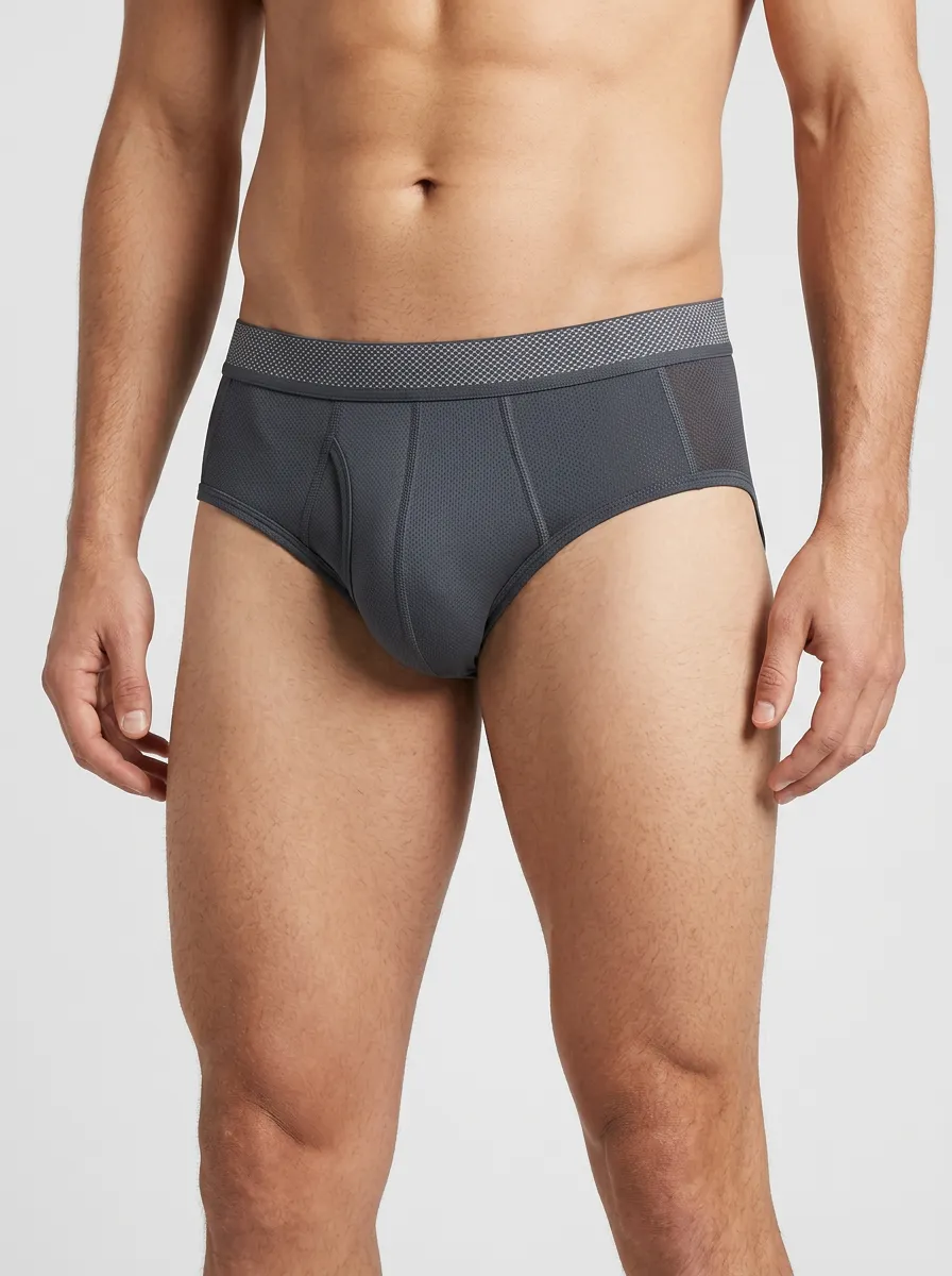 Men's Athletic Performance Breathable Mesh Boxer Briefs