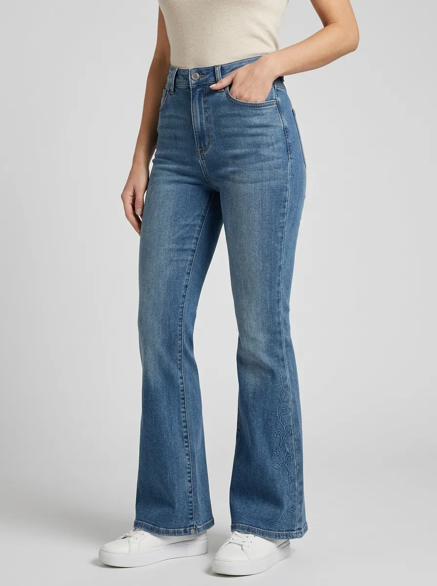 Women's High Waist Casual Denim Jeans