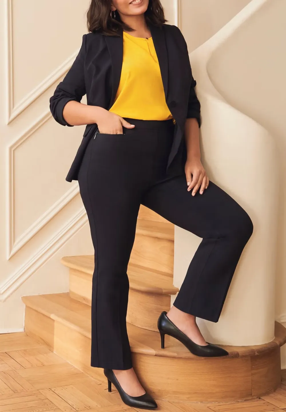 Fitted Lip Pocket Pants