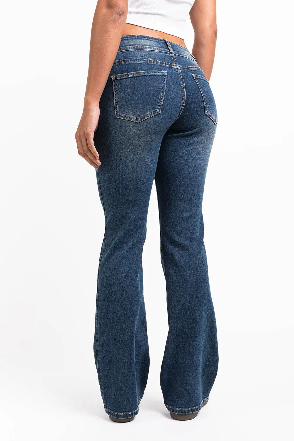 Chic Low Rise Bootcut Jeans