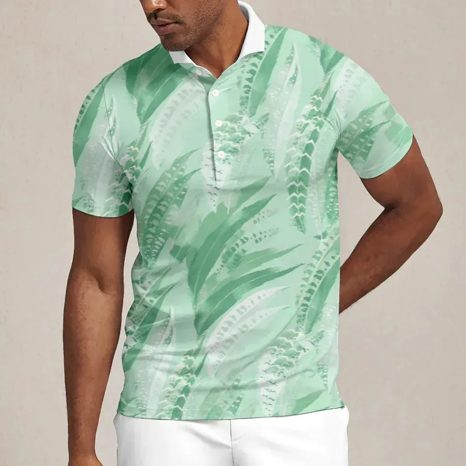 Classic Easygoing Short Sleeve Button Up Polo Shirt
