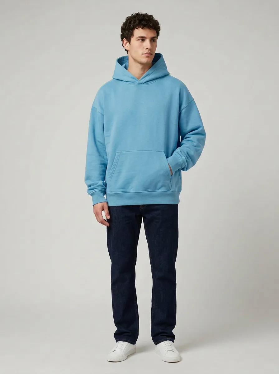 Daily Wear Unisex Hooded Sweatshirt