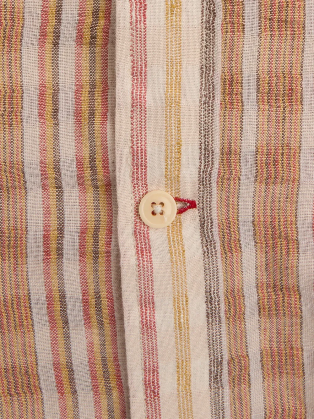Multi Oversized Striped Cotton Shirt