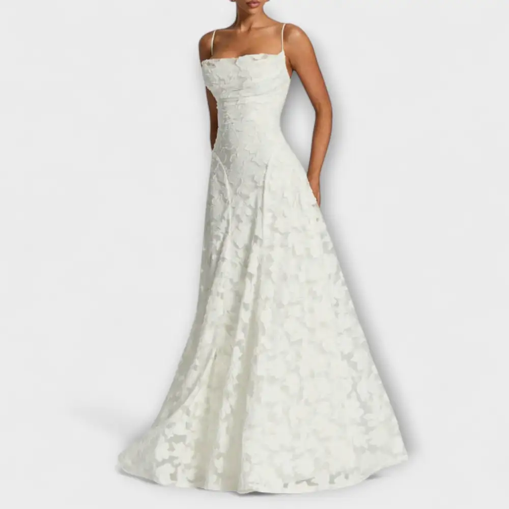 Elegant Jacquard Maxi