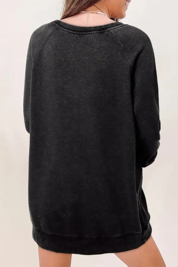 Mineral Wash Oversized Sweatshirt