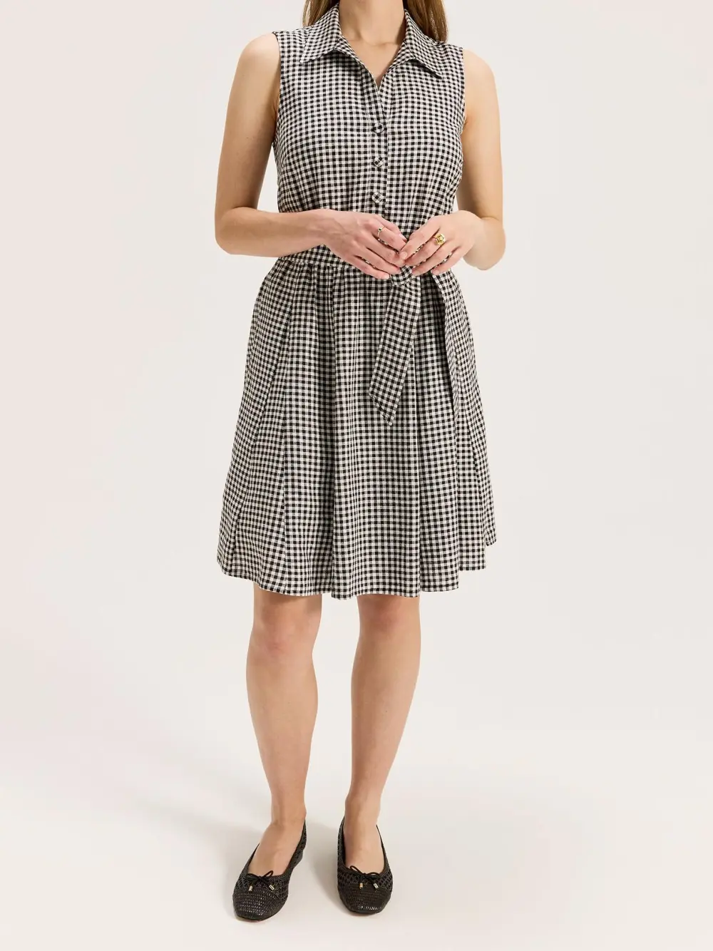 Courtside Check Mini Dress