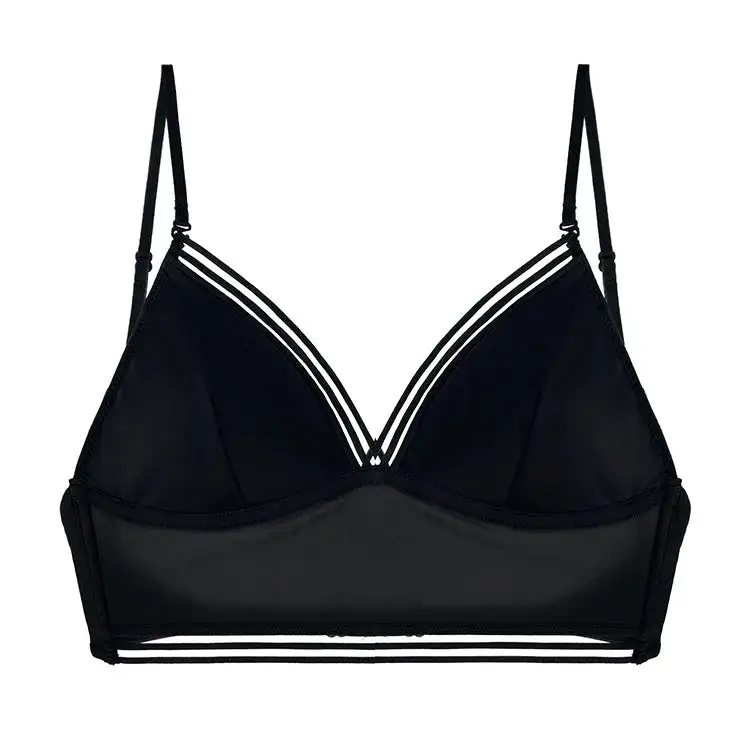 Soft Cup Bralette with Decorative Straps
