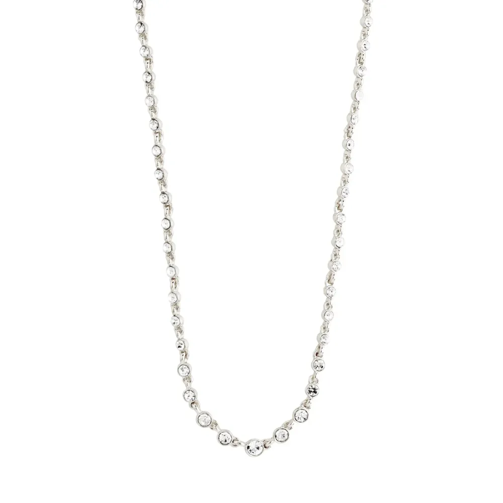 Woven Crystal Chain Necklace