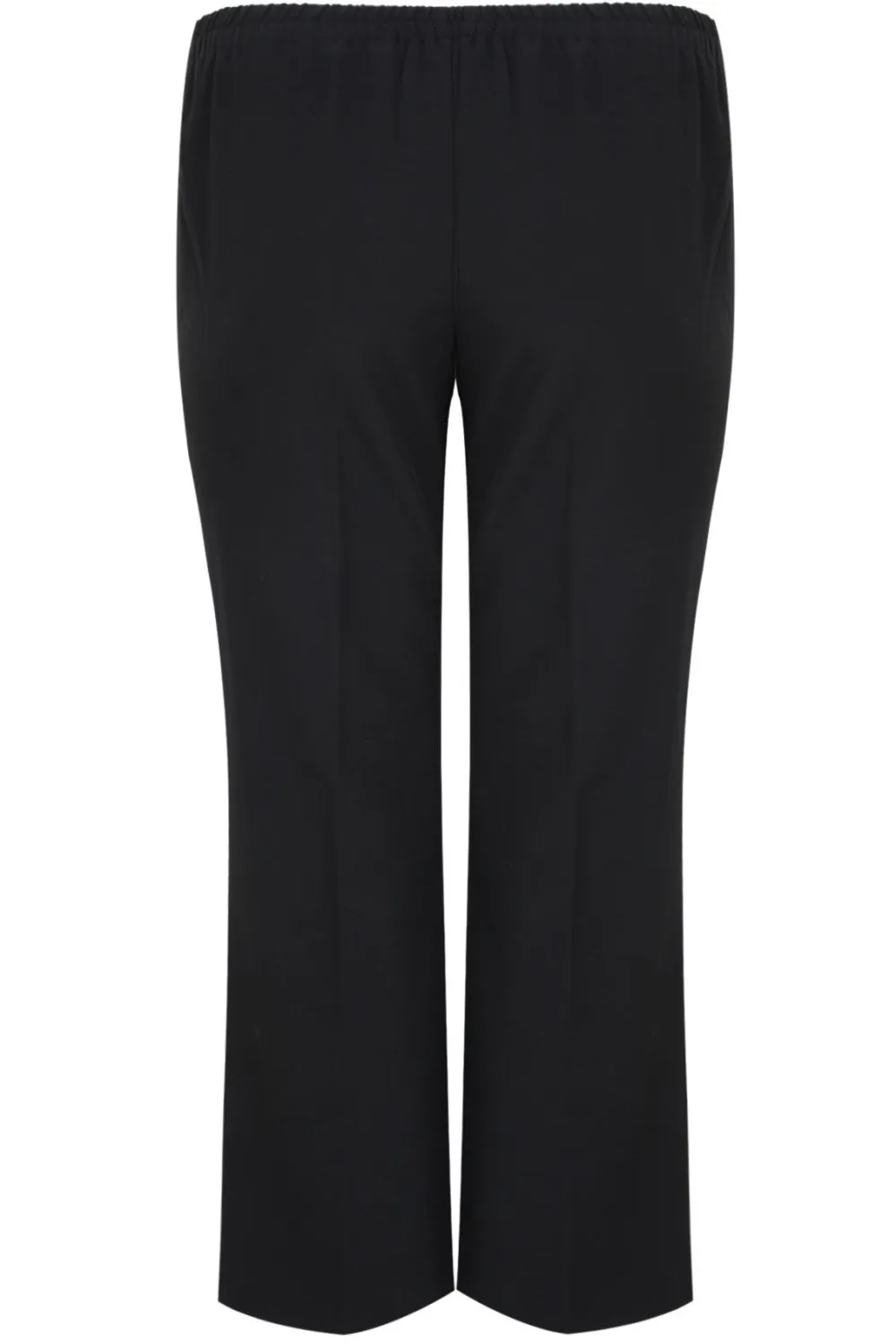 Women's Casual Straight Elastic Waist Pants
