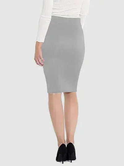 Wrap Style High Waist Skirt