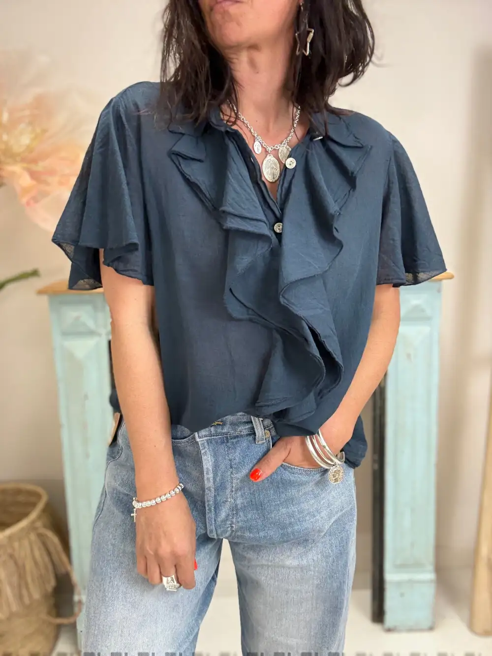 Softly-Draped Classic Everyday Blouse