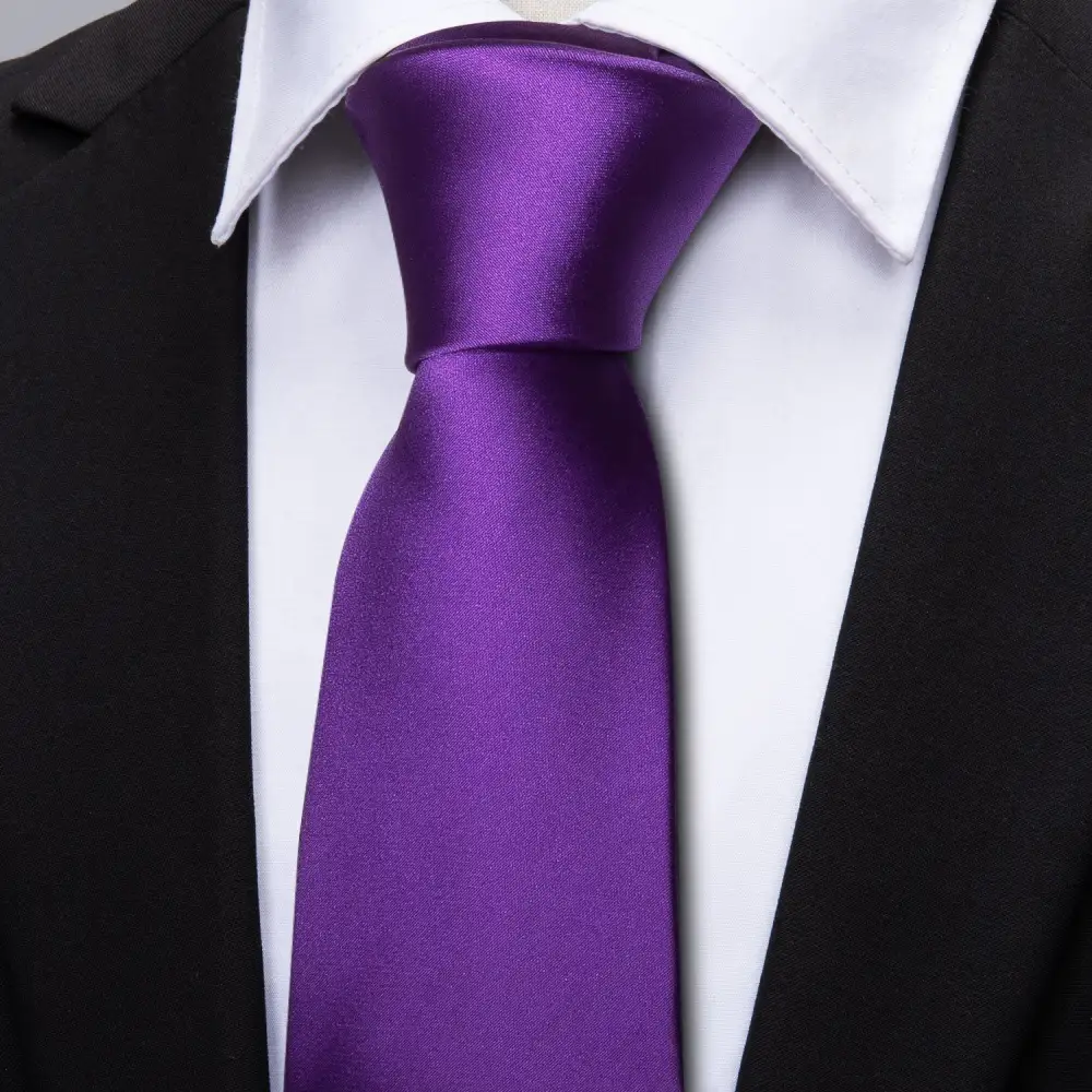 Refined Solid Necktie Set