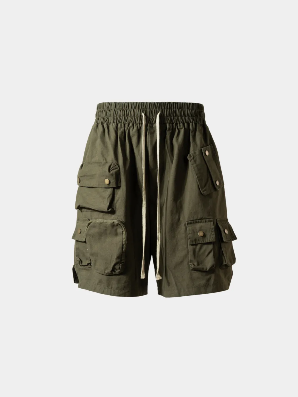 Relaxed Utility Pocket Casual Shorts