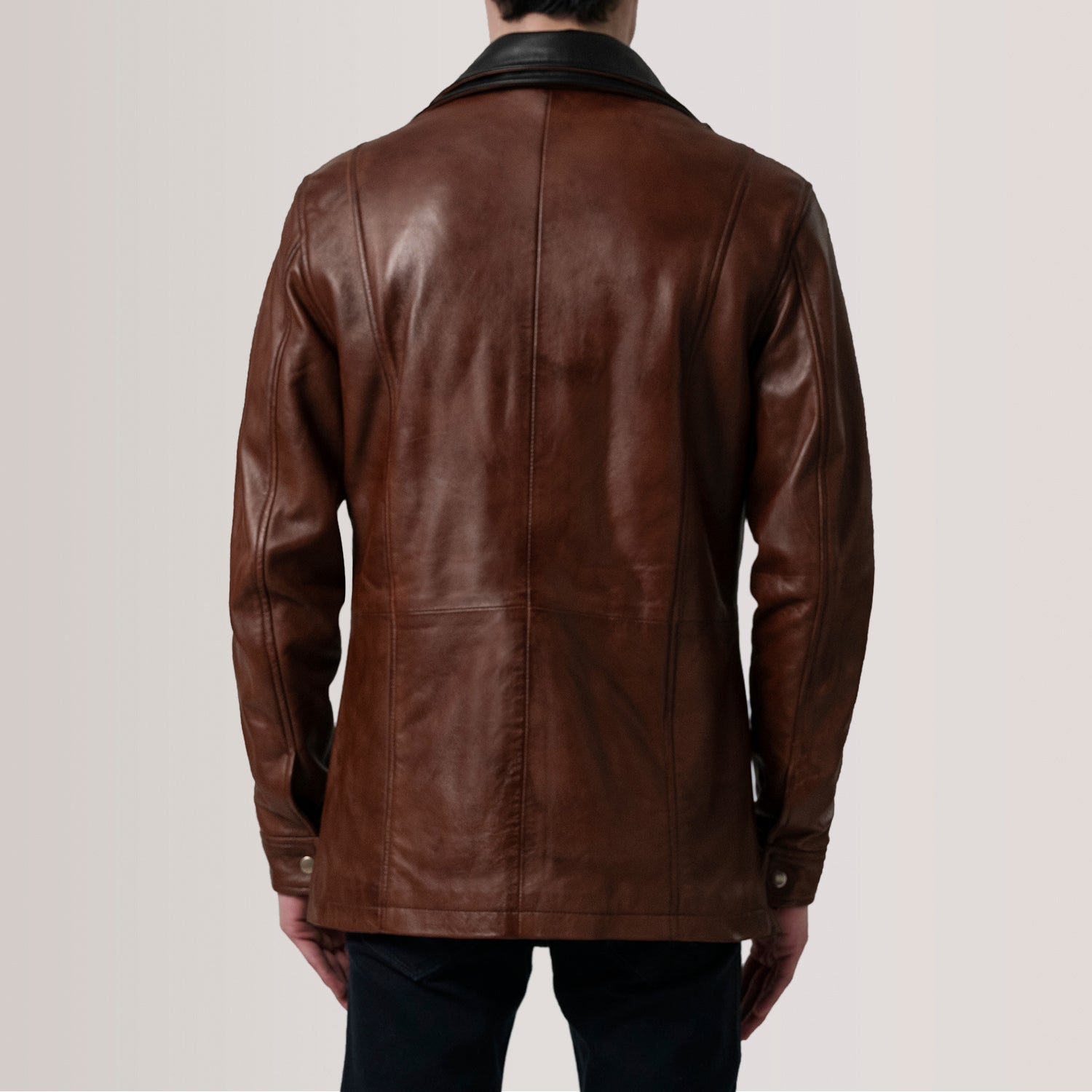 Men's Modern Leather Coat