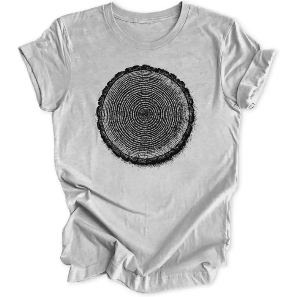 Grunge Tree Ring Unisex T-Shirt
