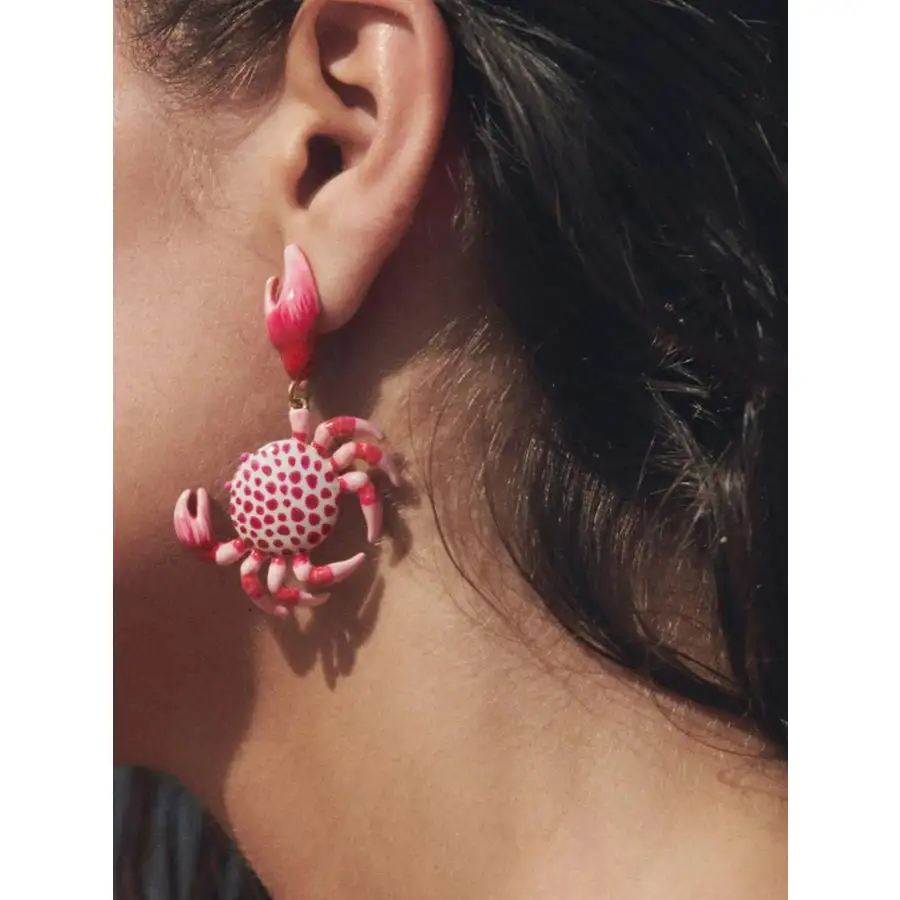 Alloy Crab Shaped Earrings