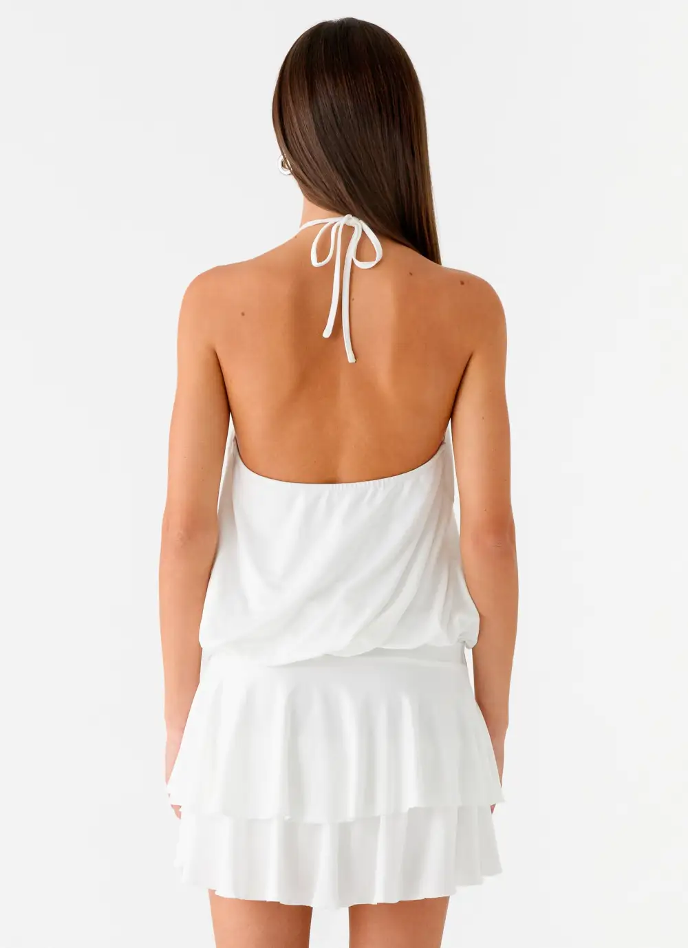 Sleek Belted Mini Dress