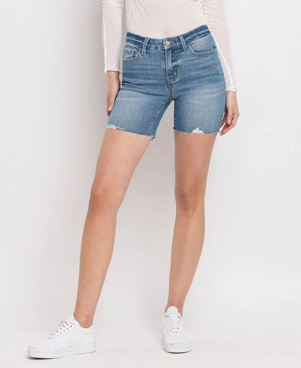Mid Rise Smooth Waist Shorts