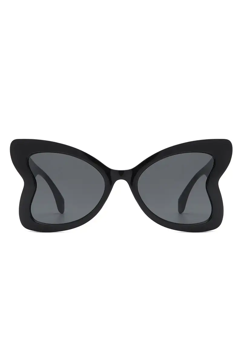 Cat Eye Butterfly Frame Sunglasses