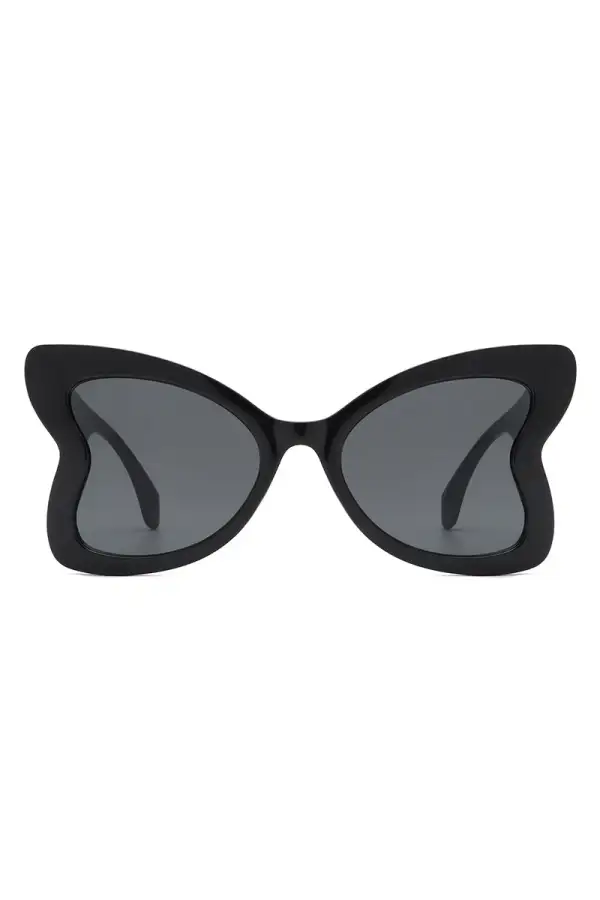 Cat Eye Butterfly Frame Sunglasses