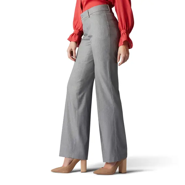 Women's Ultra Lux Comfort with Flex Motion Grey Trouser