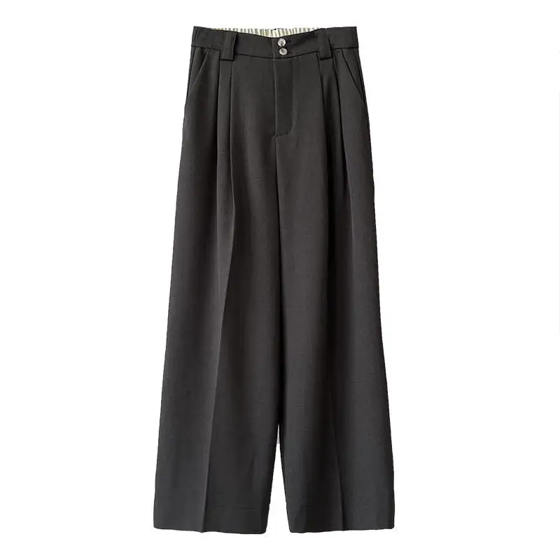 High Waist Loose Fit Casual Pants