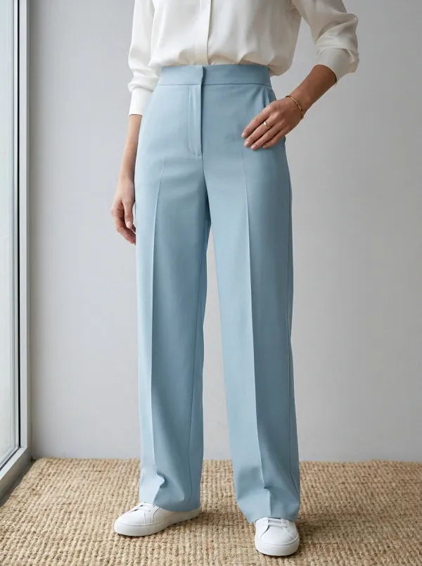 Classic Everyday Women's Wide-Leg Trousers