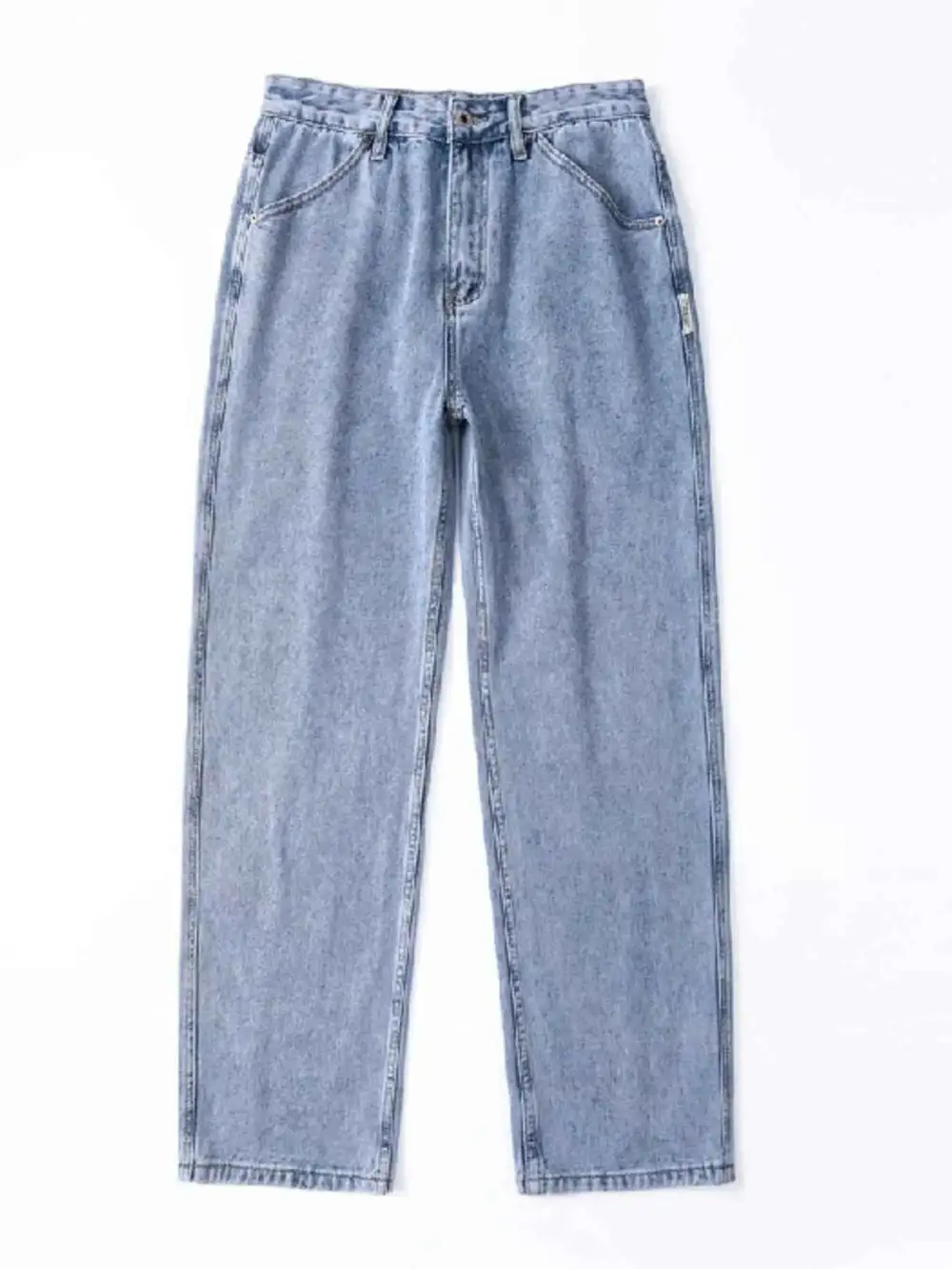 Relaxed Fit Wide Leg Jeans