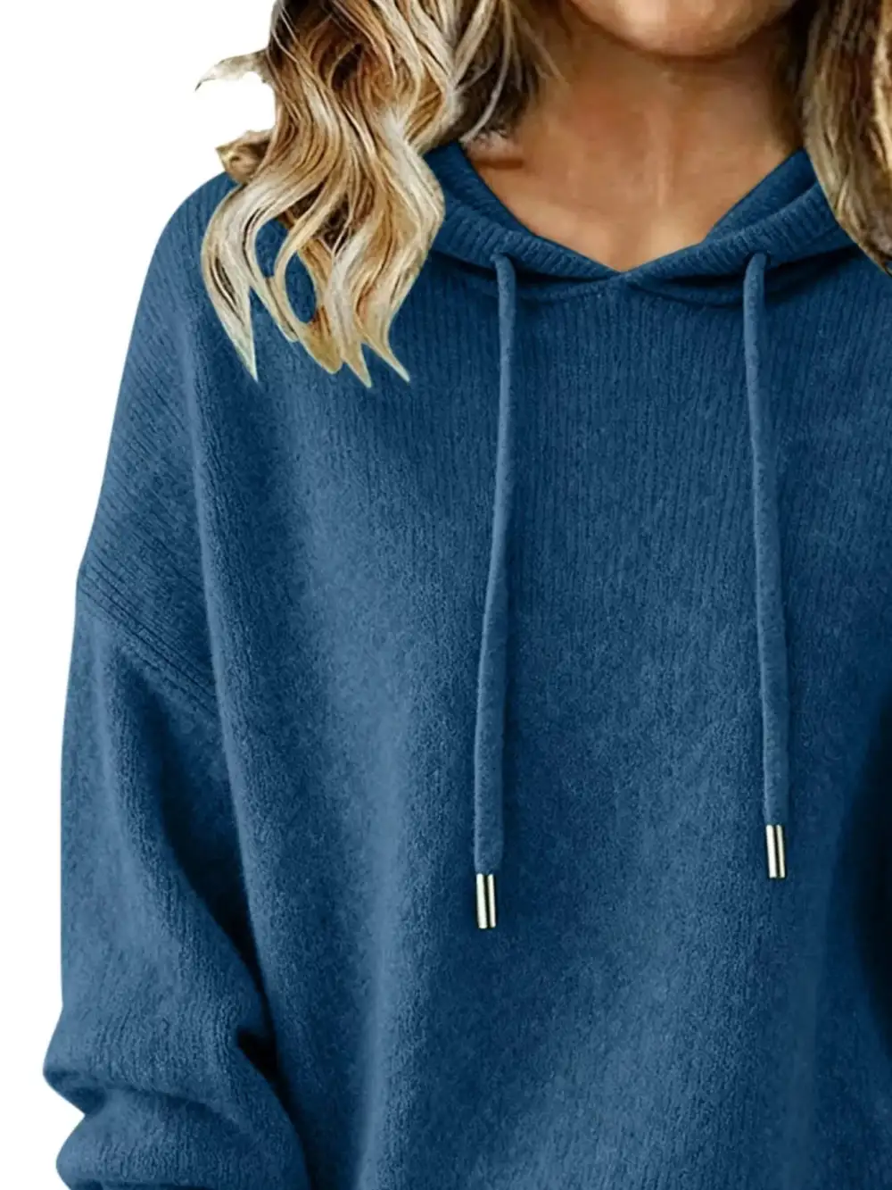 Versatile Drawstring Long Sleeve Sweater