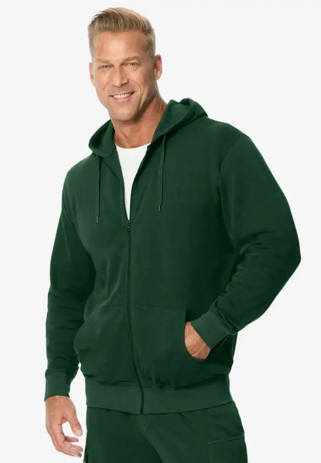 French Terry Zip-Up Hoodie