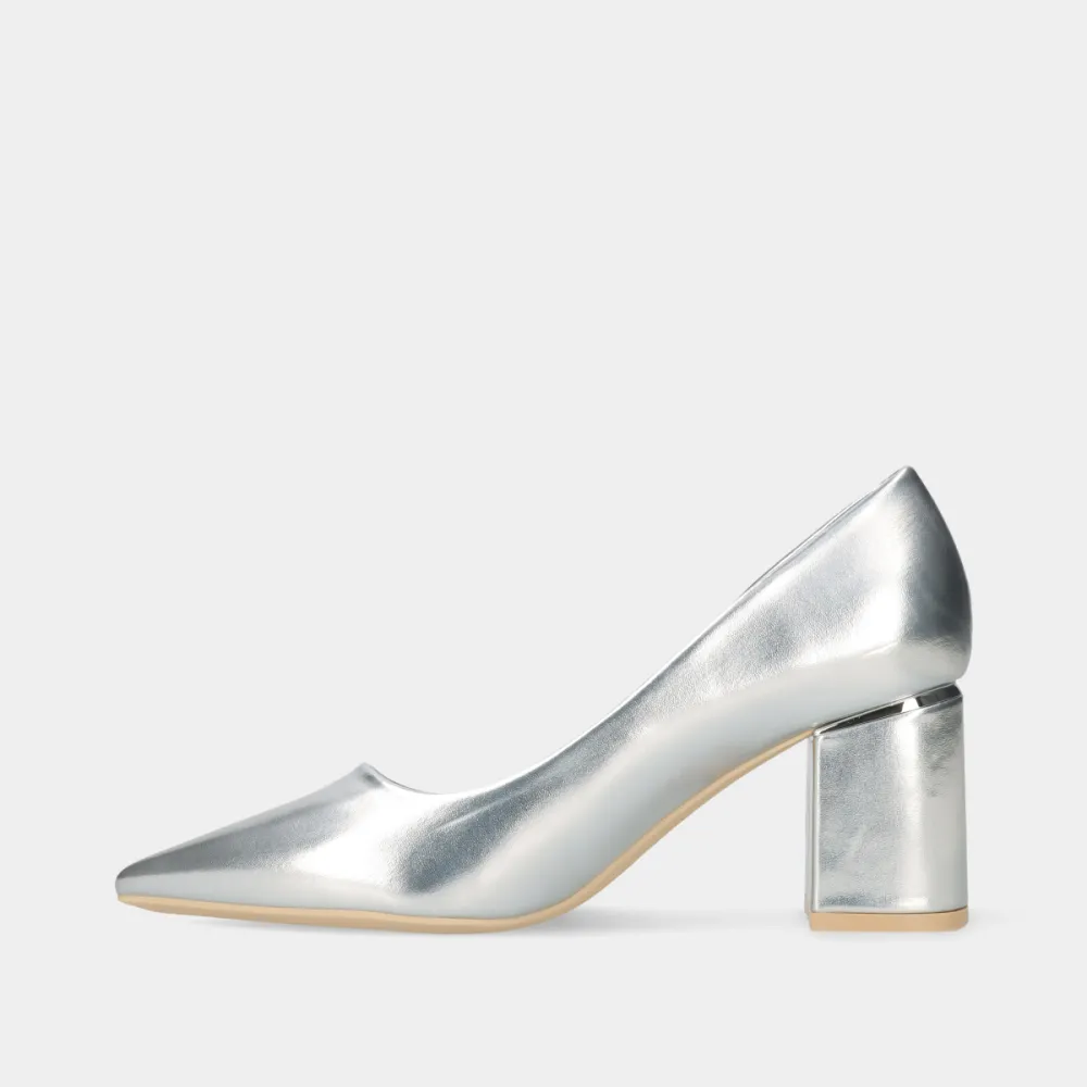 Block Heel Comfort Pumps