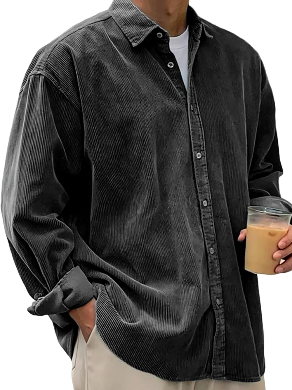 Everyday Corduroy Long Sleeve Shirt