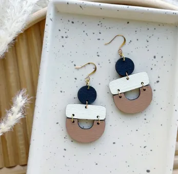 Gorgeous Zuma Drop Earrings Neutral Mix