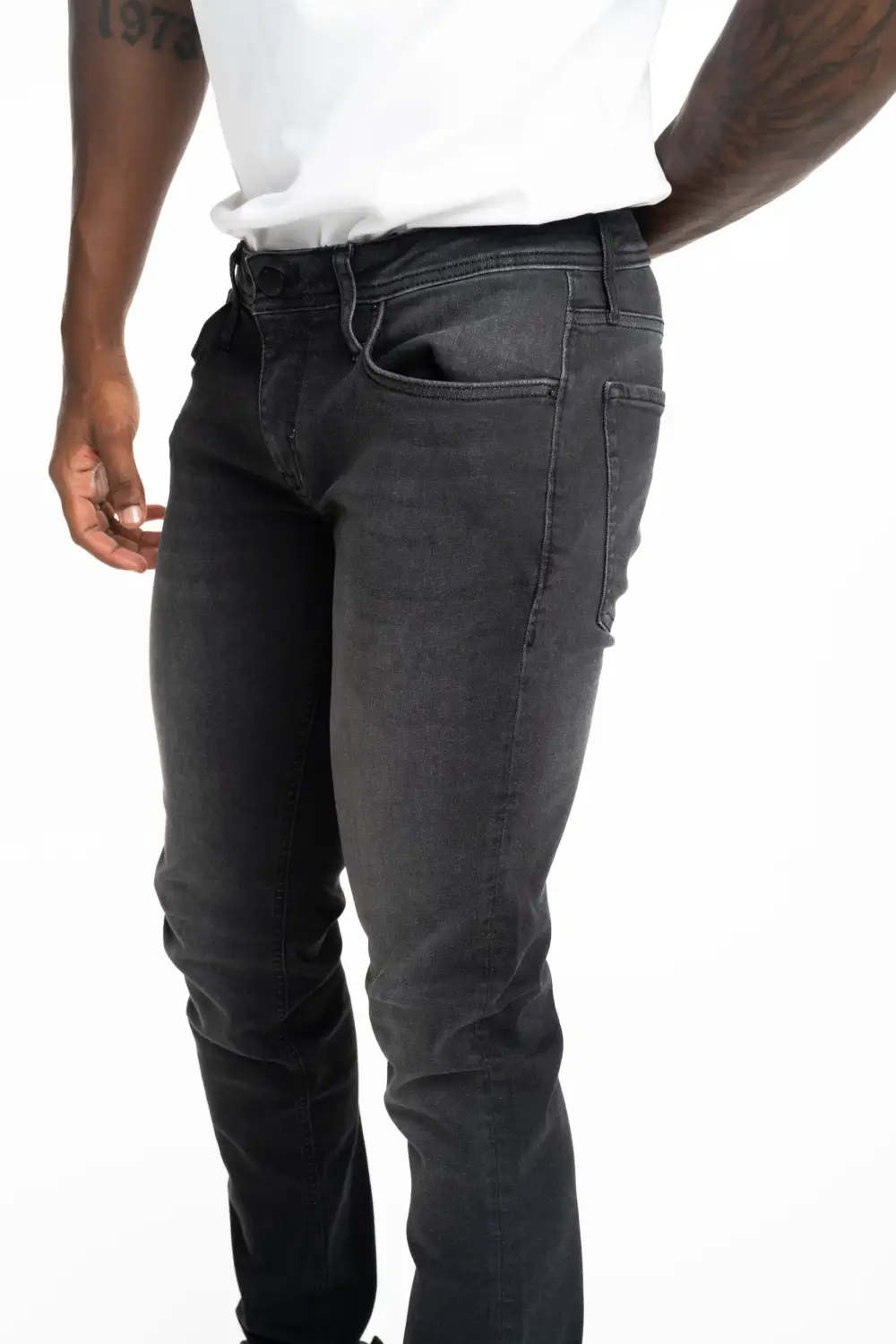 Refined Tapered Five Pocket Jeans