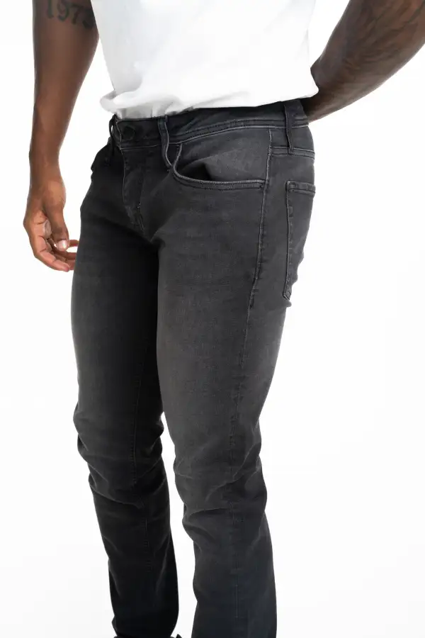 Tapered Five Pocket Jeans