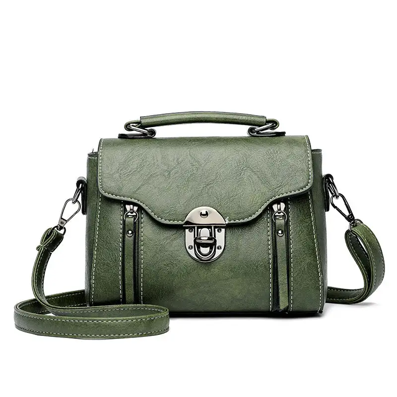 Slim Compact Square Crossbody Bag