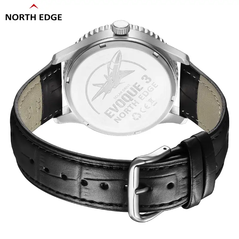 North Edge Chronograph watch classic aviation pilot watch EVOQUE 3
