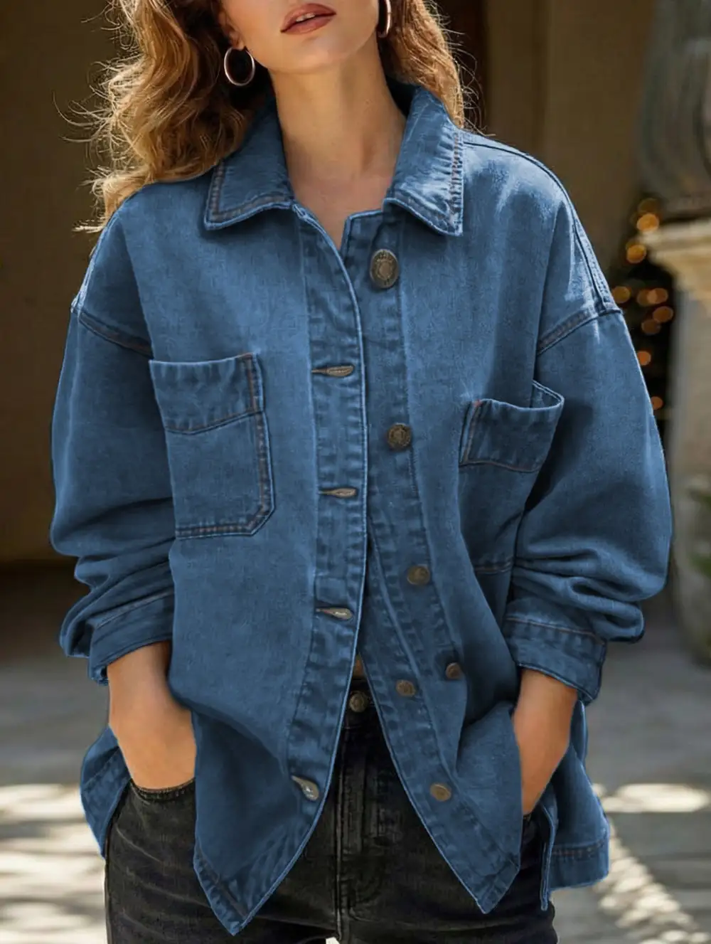 Button Down Denim Shirt