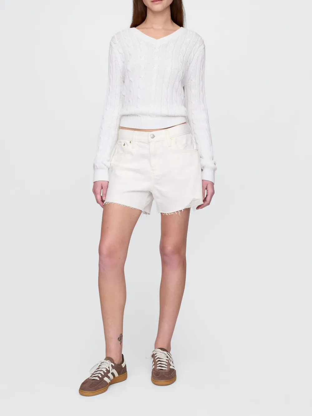 Cat Whiskers Hem Shorts
