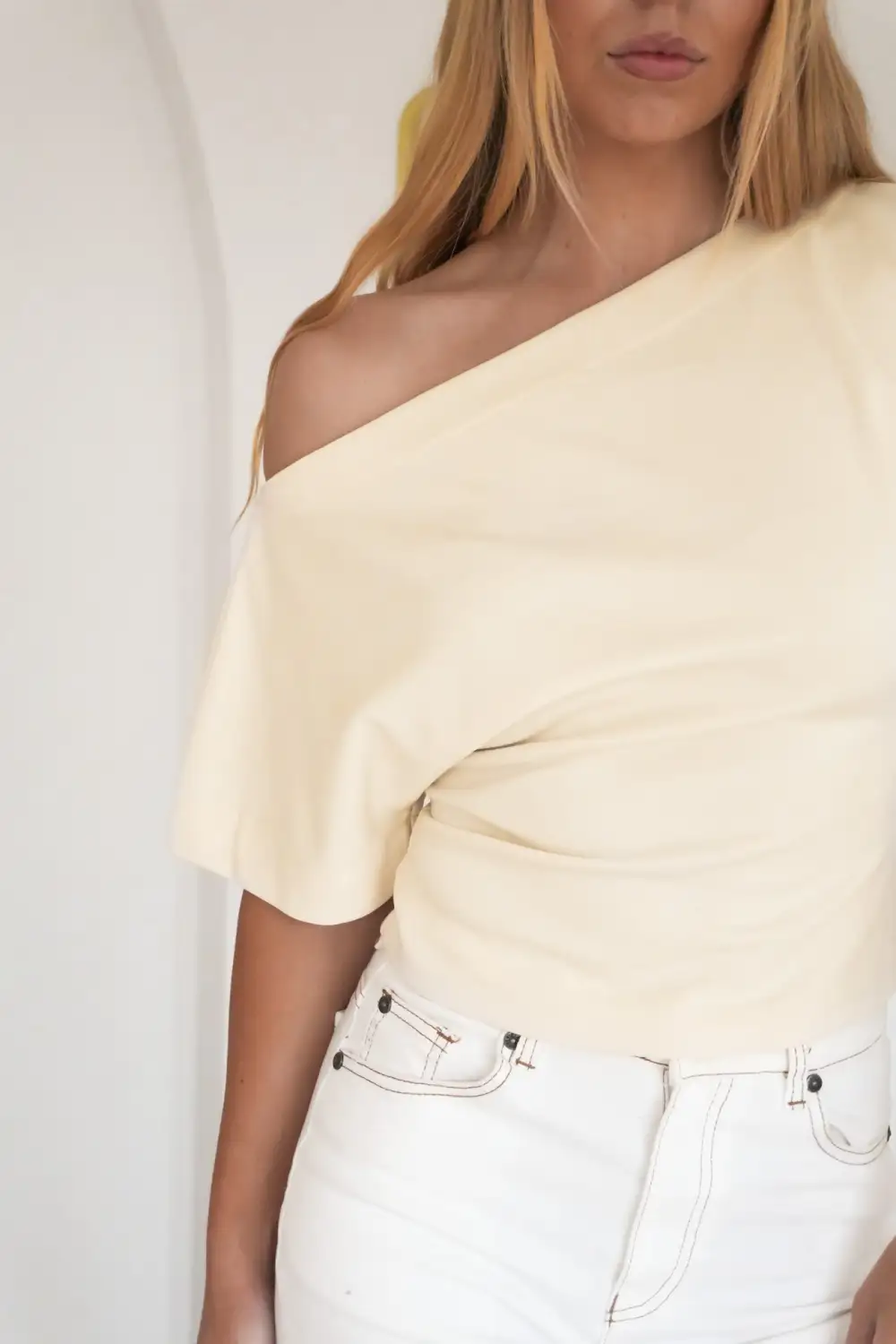 Cropped Casual Layer Casual Tee
