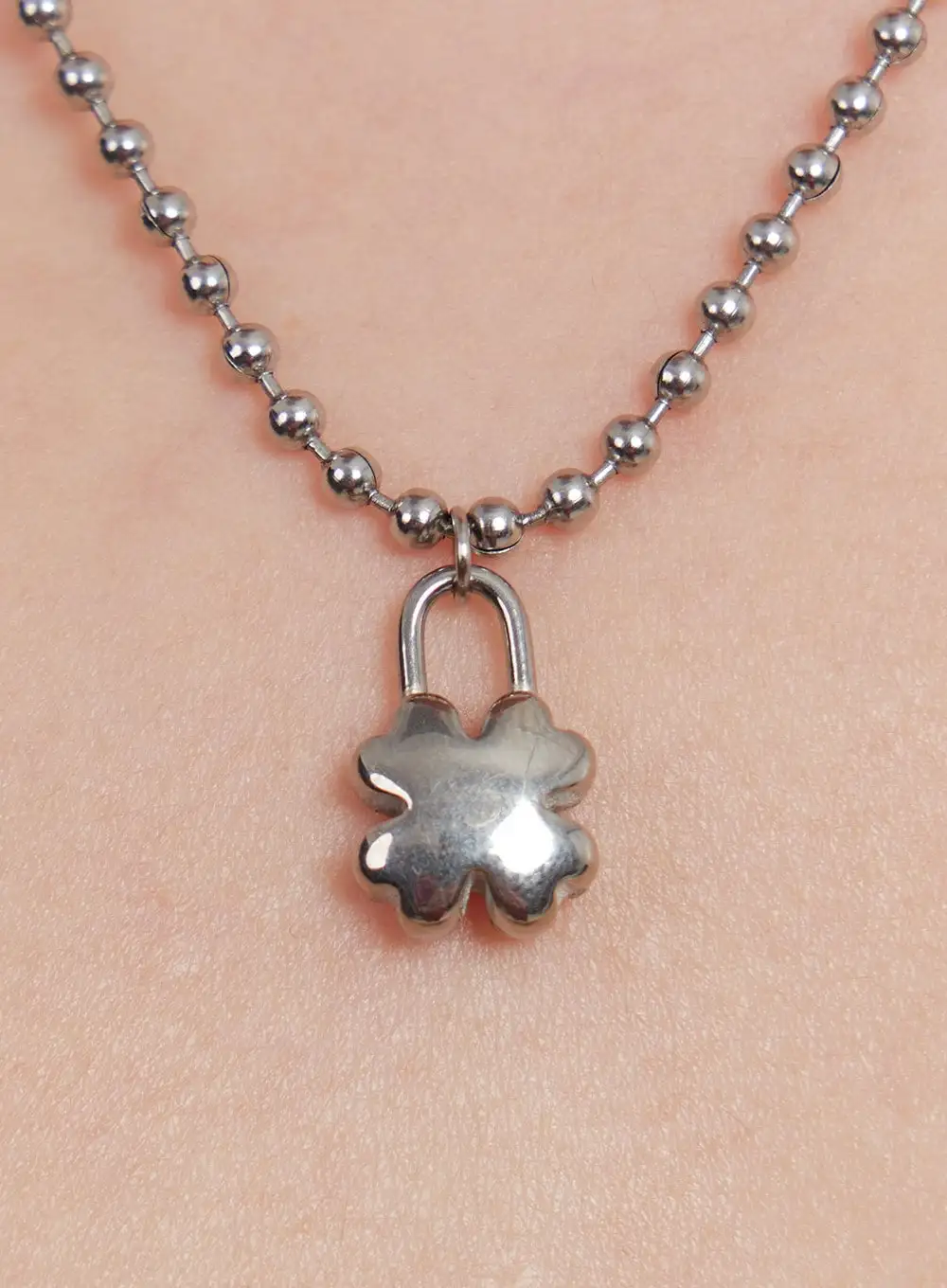 Stainless-Steel Pendant-Style Necklace